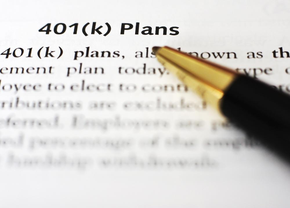 People who are self employed can use a 401(k) to save for retirement.