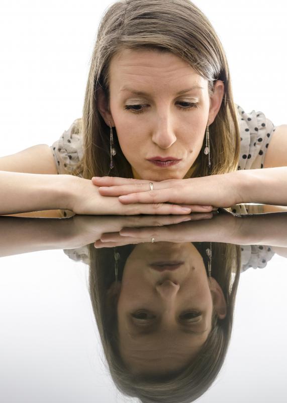 The angle at which light waves strike a smooth, reflective object is equal to the reflected angle.