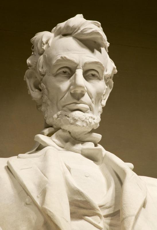 The Lincoln Memorial honoring U.S. President Abraham Lincoln is at the western end of the National Mall.