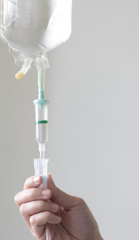 Medical professionals alter the amount of fluids given depending on what the patient needs at that time.
