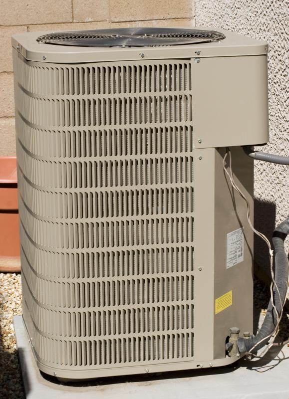 An air conditioning unit.