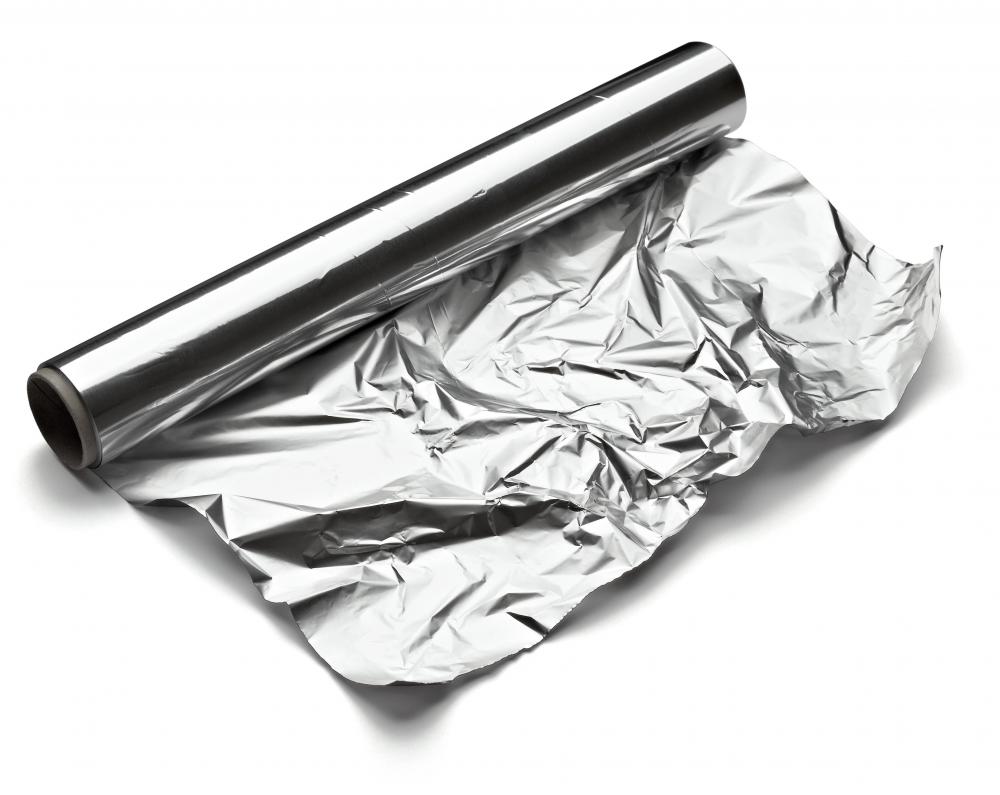 Aluminum foil can be used to buff off rusty spots on chrome.