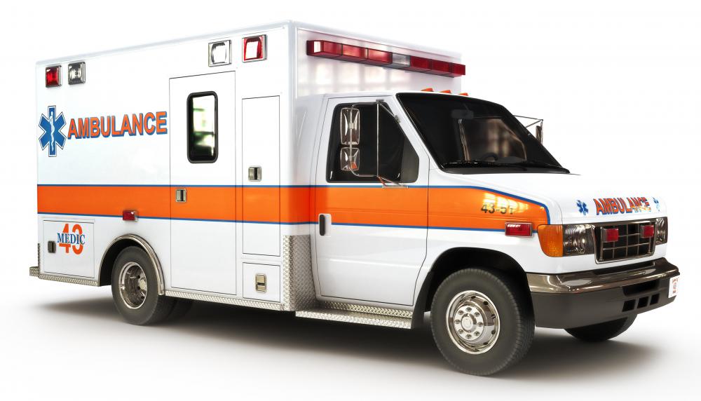 Ambulances are equipped with portable ventilators for emergency situations.