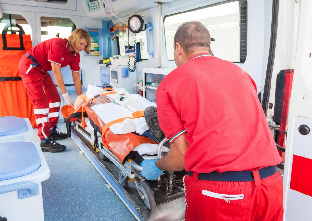 An ambulance service may be tasked with transferring a patient between medical facilities.