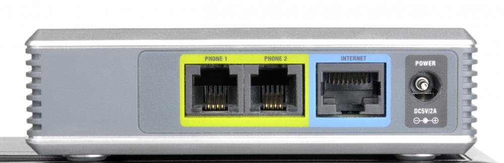 An analog telephone adaptor.