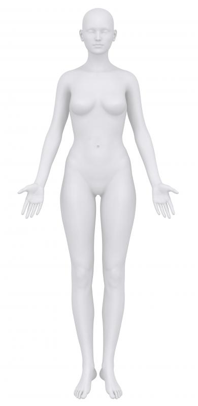 The anatomical position for a human is always forward facing with palms out.