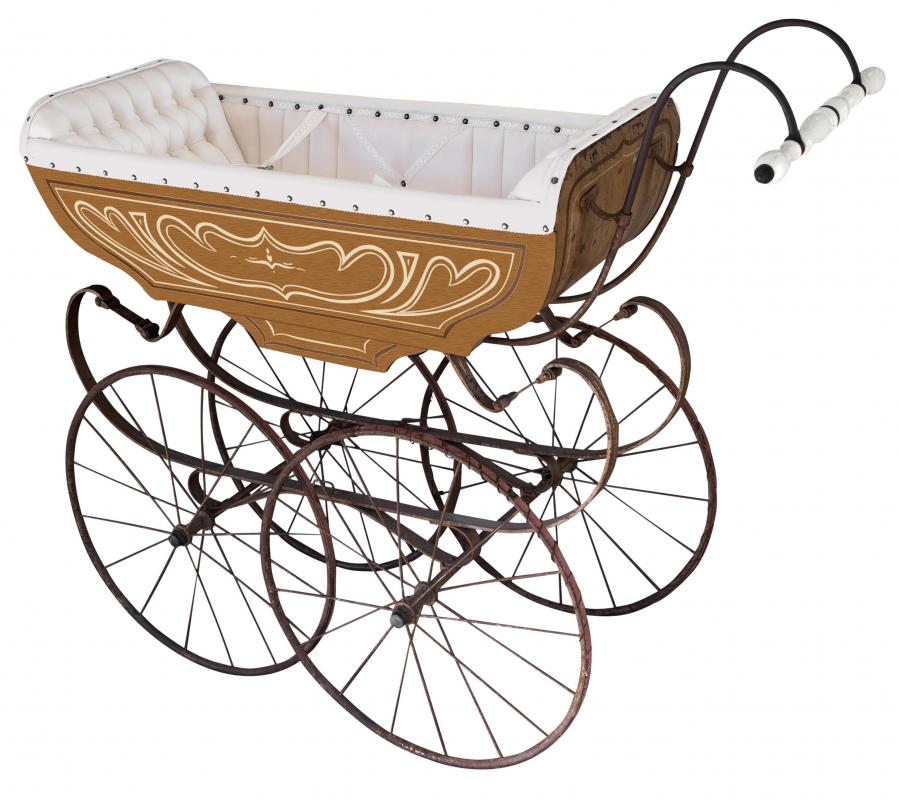 Vendors at an antique mall often specialize in children's items or another type of antique.