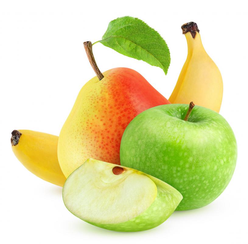Fruit baskets feature a variety of fruits.