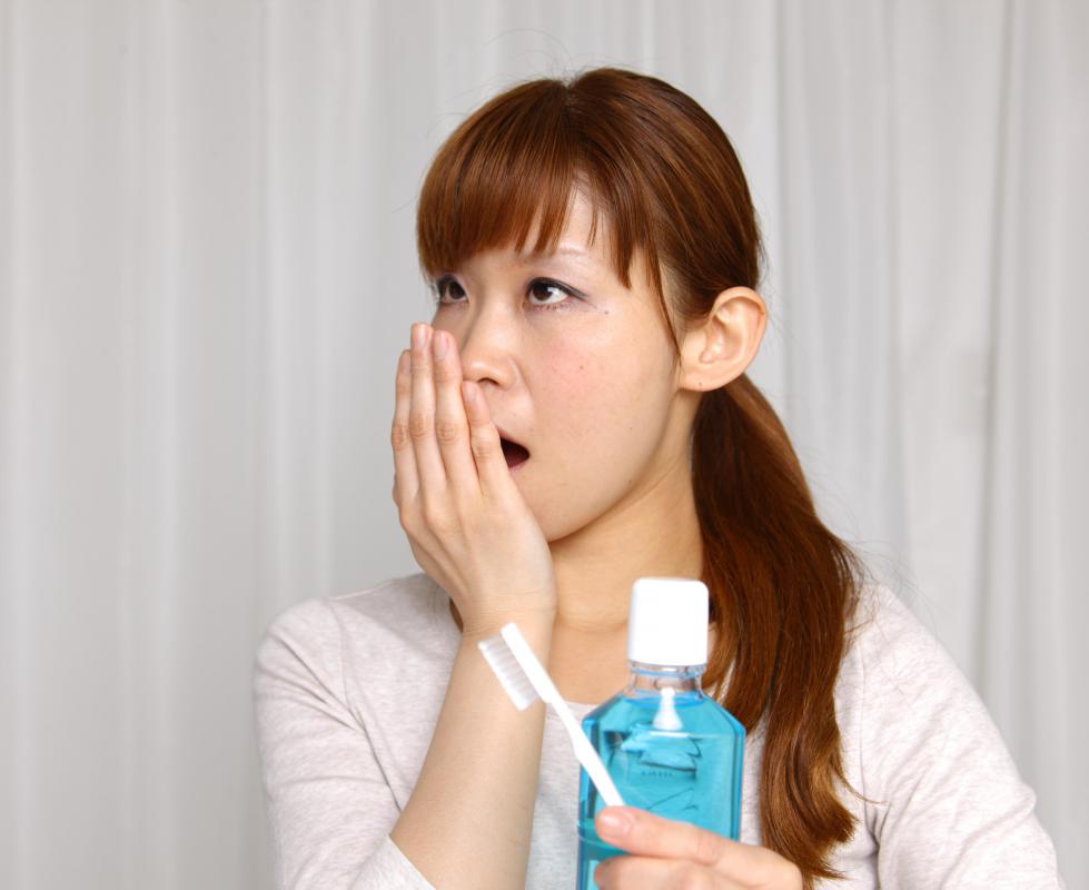 Halitosis can be a symptom of tonsil hypertrophy.