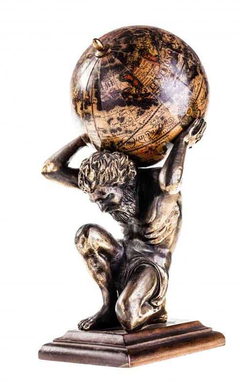 The first vertebra, the atlas vertebra, is named after the mythological Atlas.