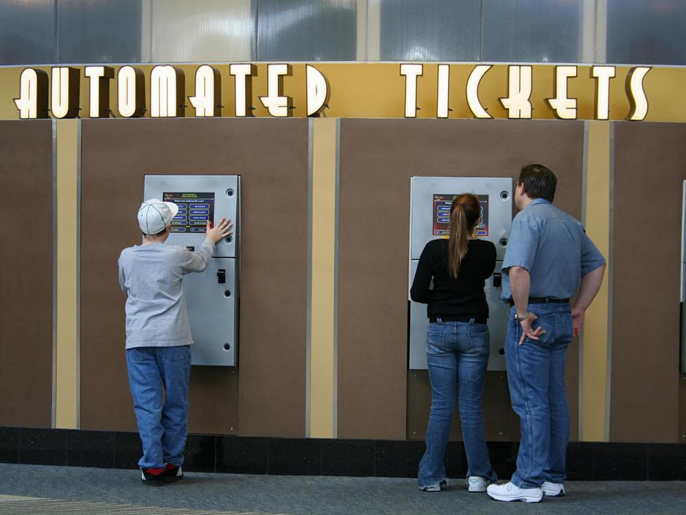 Automated ticket kiosks may be available at new multiplexes.