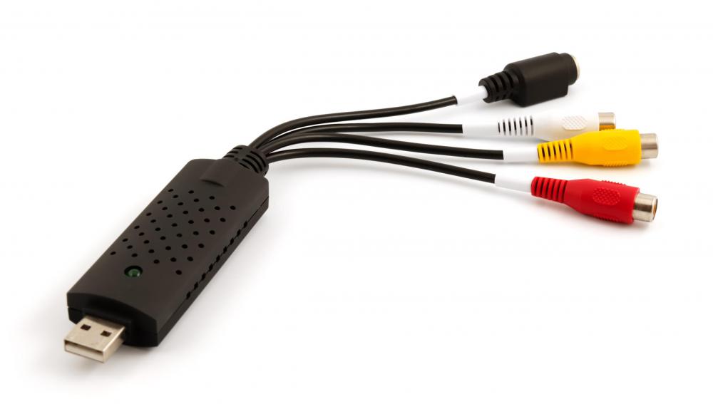 An A/V-to-USB adapter cable.