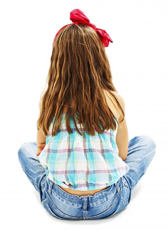 Anal itching and bathroom avoidance may be symptoms of hemorrhoids in children.