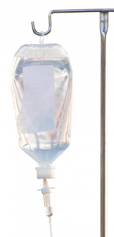 IV fluids may be administered to aid in the treatment of hypercalcemia.