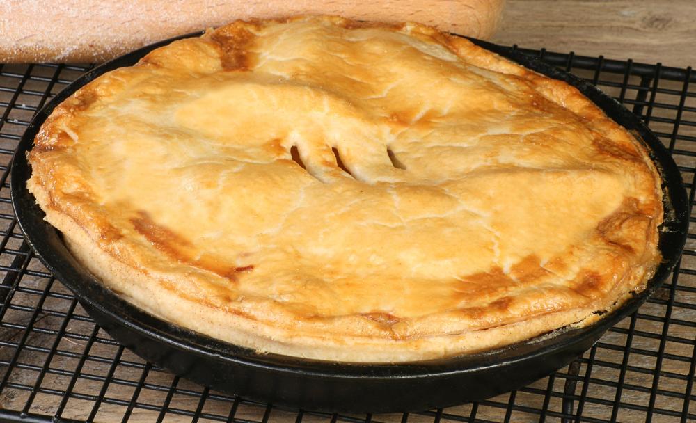 Apple pie is distinctly associated with Americana.