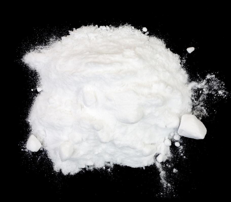 Sodium bicarbonate, or baking soda, freshens drains and shines stainless steel.