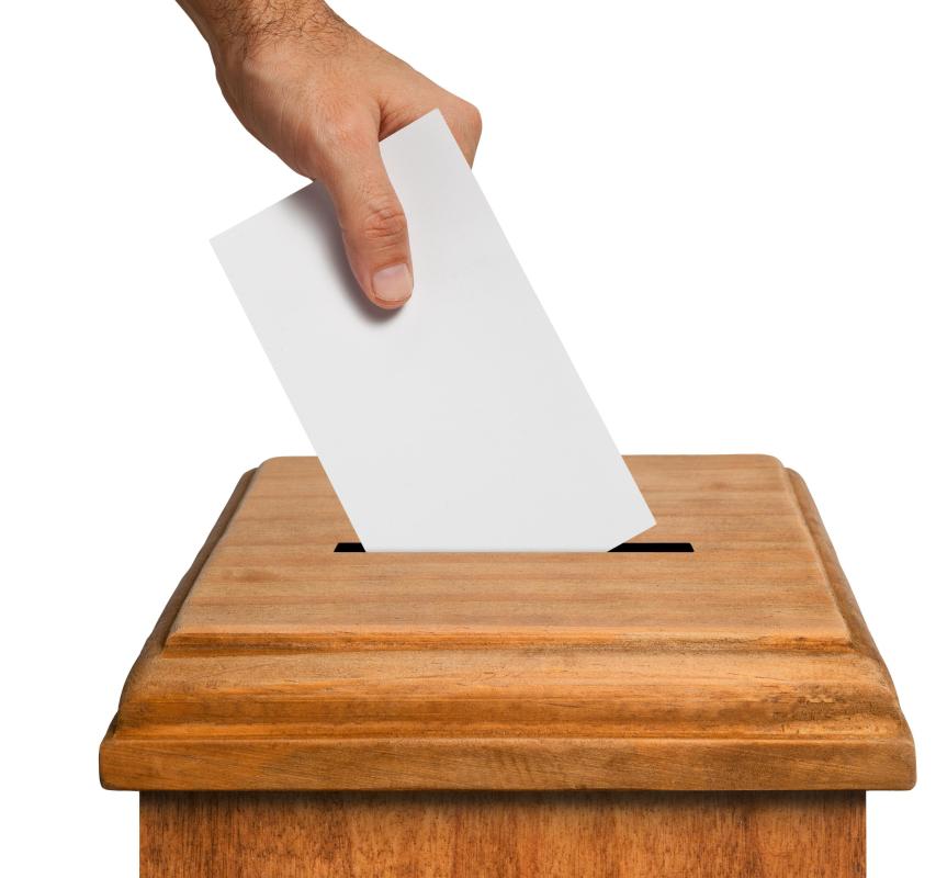 A ballot box is used in blackballing.