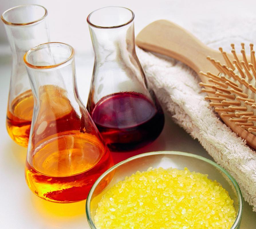 Some people chose to make their own bath oils.