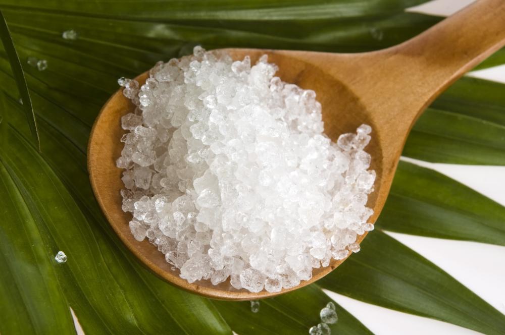 Lavender is a fragrance found in many bath salts.
