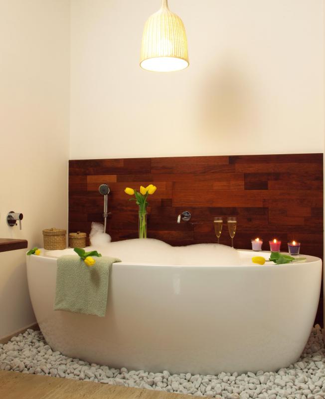 A bubble bath can restore piece of mind.