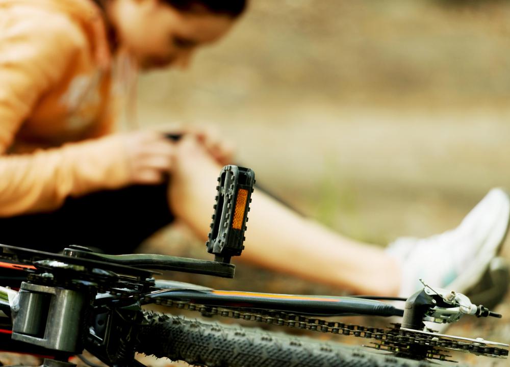 A bone bruise may develop as a result of an accident.