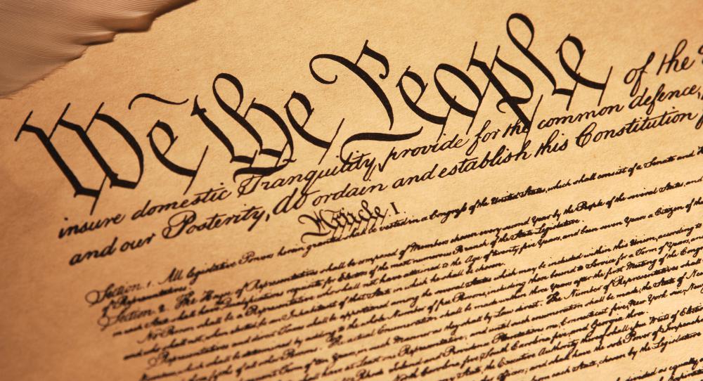 Constitutional law in the U.S. is based on the Constitution.