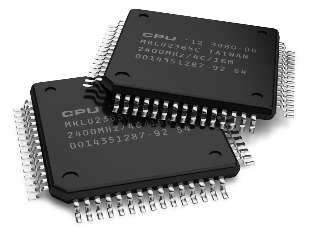 Each chip of a microprocessor might have billions of transistors.