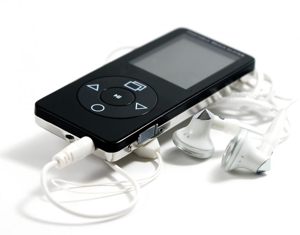 A portable media player.
