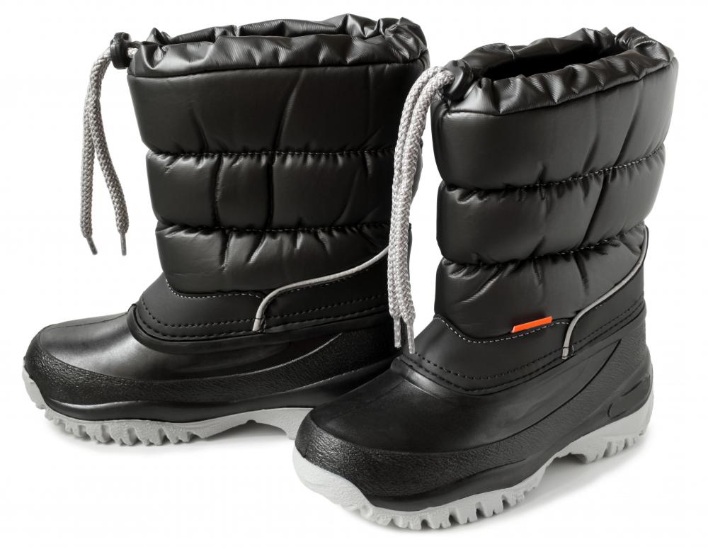 A sturdy pair of boots should be worn during the winter months.