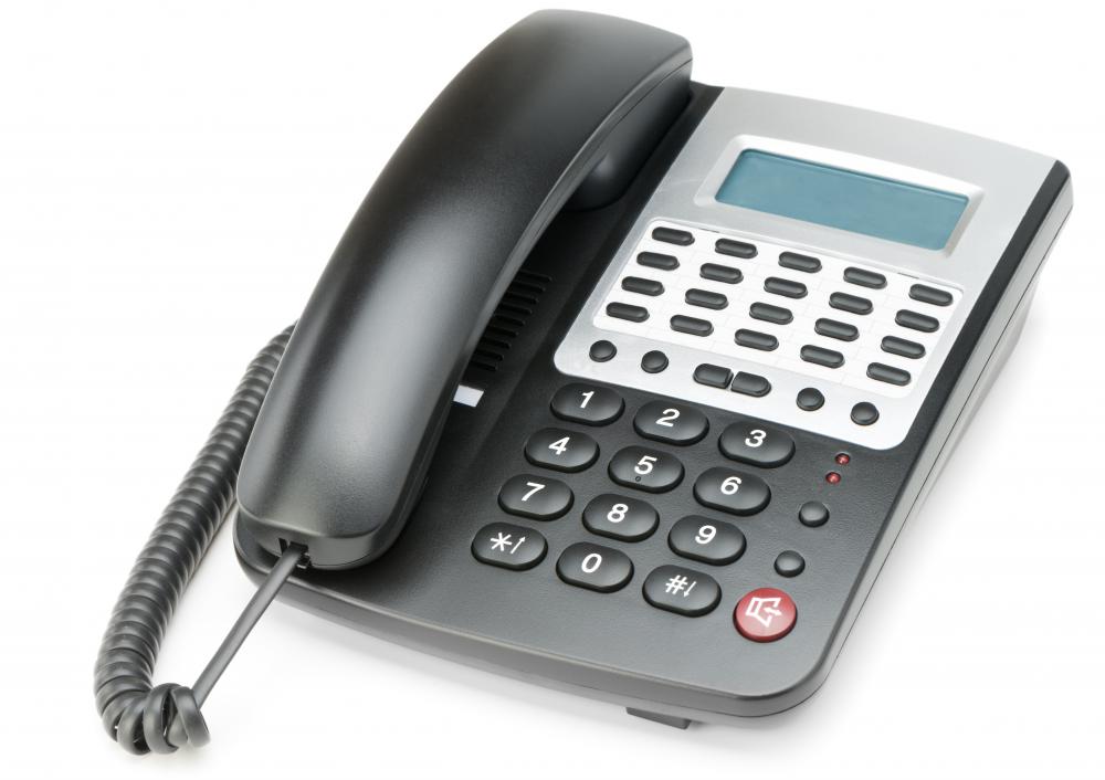 Before mobile phones were popular, most people had landlines.
