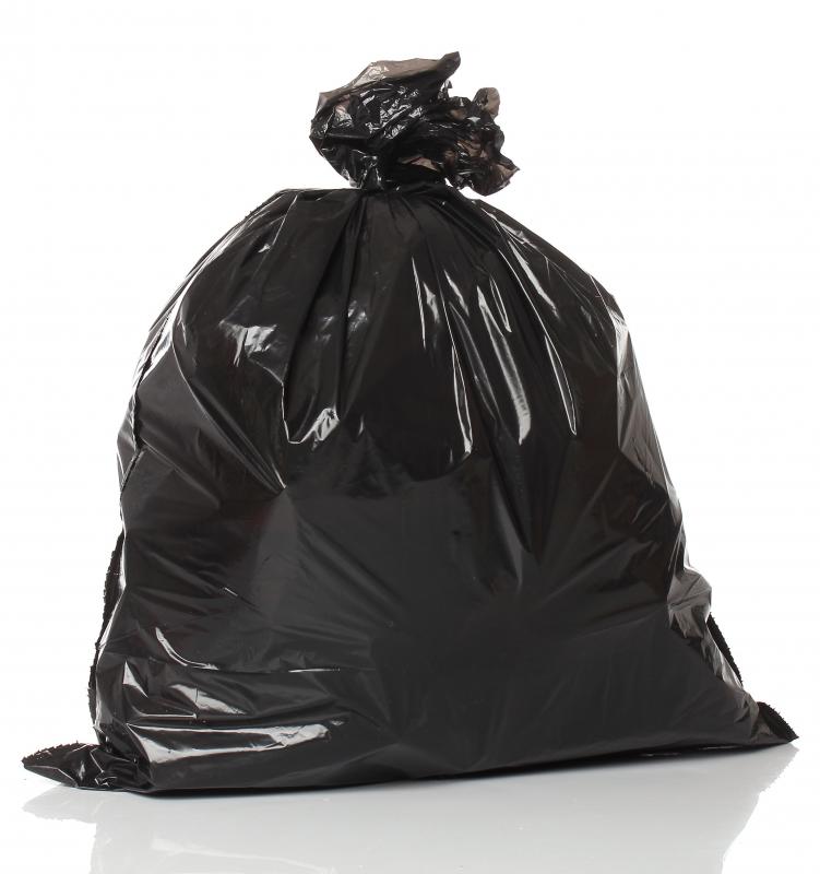 Trash bags may be an ideal place to dispose of sander dust.