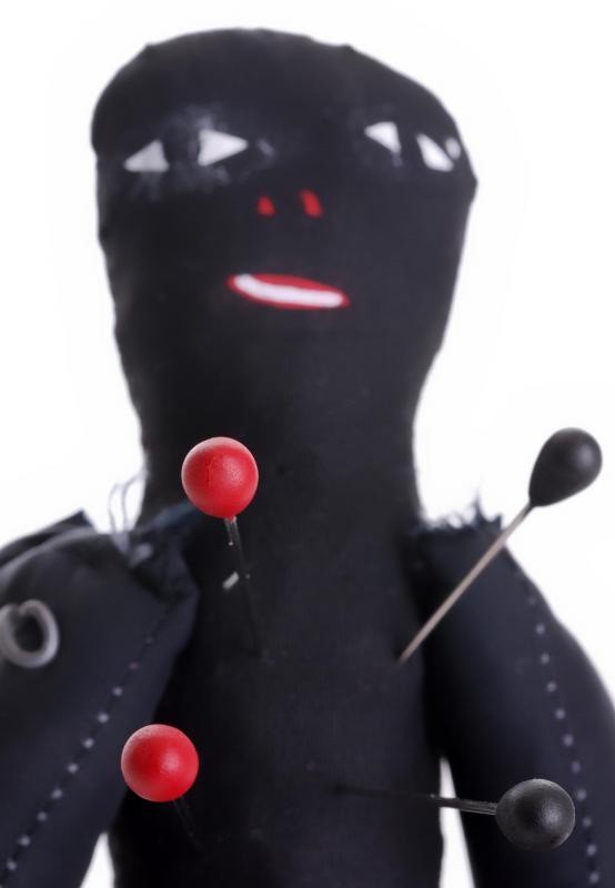 Heavily influenced by voodoo, Kulam practitioners may use black rag dolls in their curses and spells.