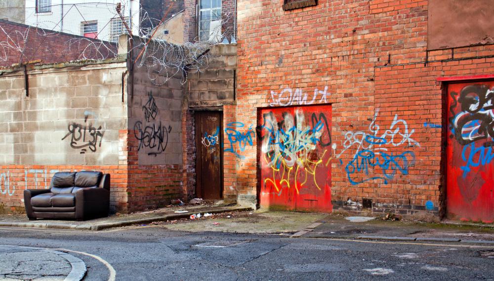 Graffiti is seen as vandalism by some and art by others.