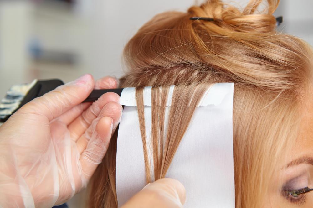Chamomile is commonly used as an ingredient in hair treatments for blond hair.