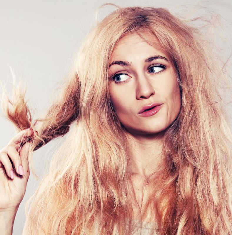 It's important to deep condition hair for several months after hair dye stripping.