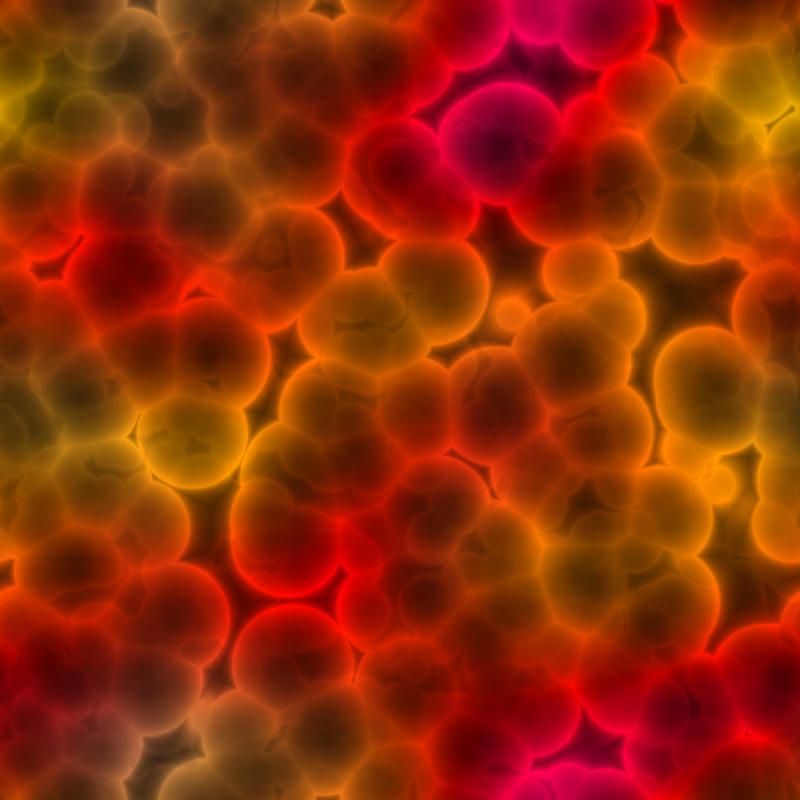 Oxyhemoglobin causes blood to be red.