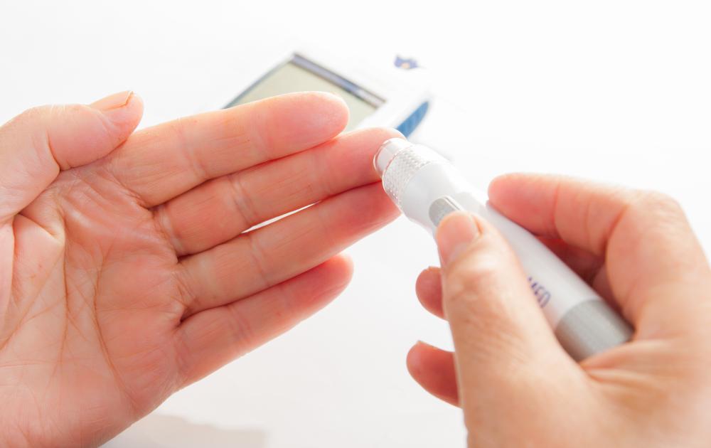 People with diabetes often have white matter foci.