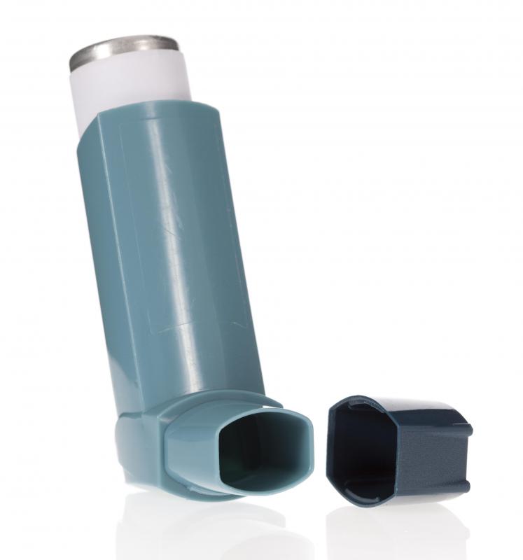 A capnometer may be used in breathing studies, which may be conducted on patients with asthma.