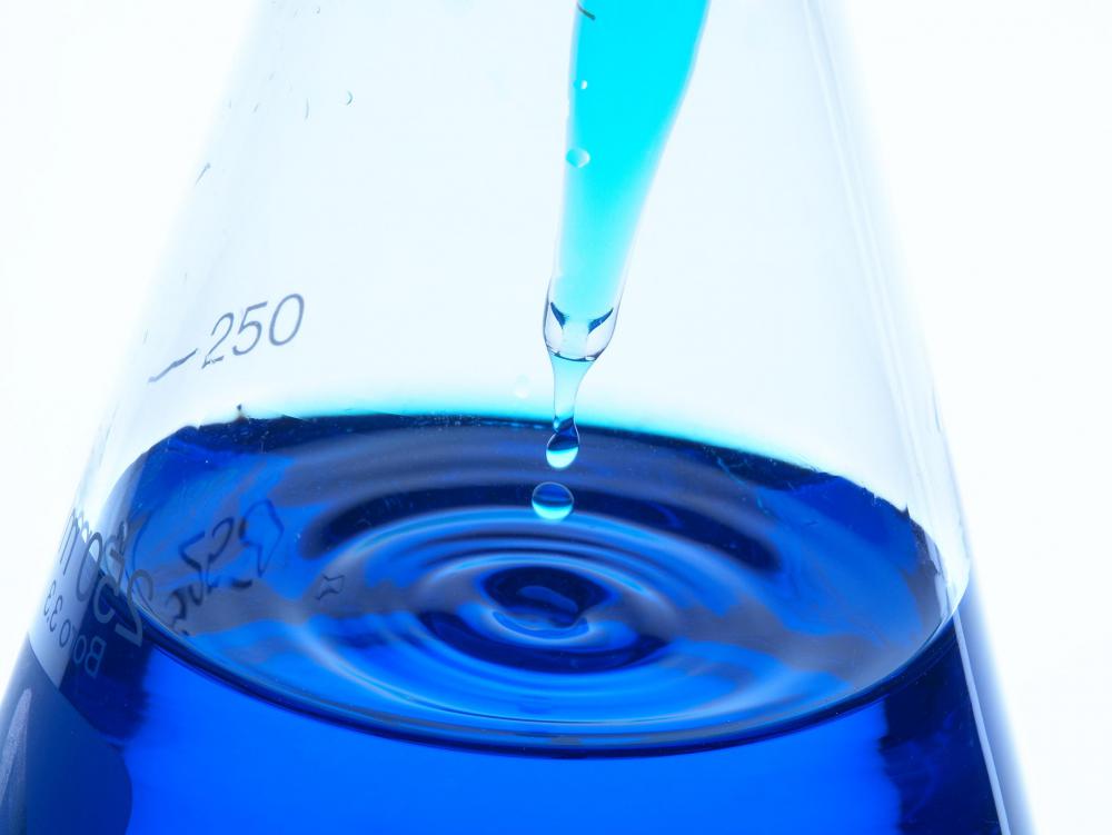 Scientists often add a catalyst to a chemical solution to cause a reaction.