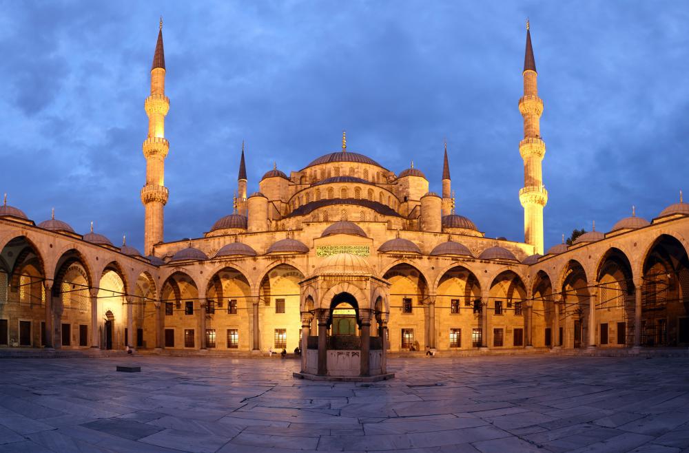 Turkey's Blue Mosque is a world-famous mosque.