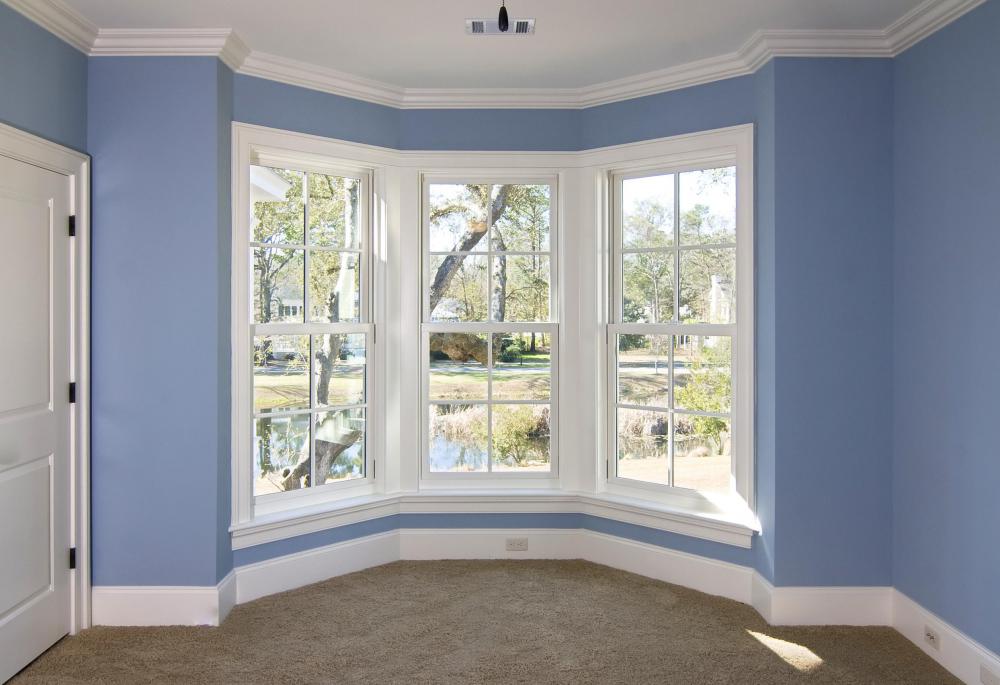 Bay windows typically project outward from a house, giving it an increased sense of space.