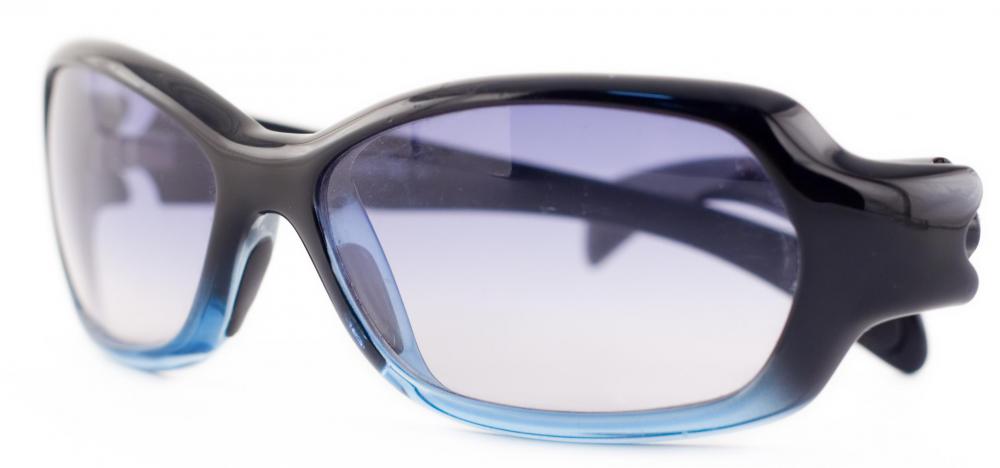 A pair of polarized sunglasses.