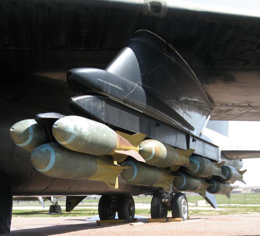 Aerial bombs are given a bullet-like shape to raise their speed and accuracy.