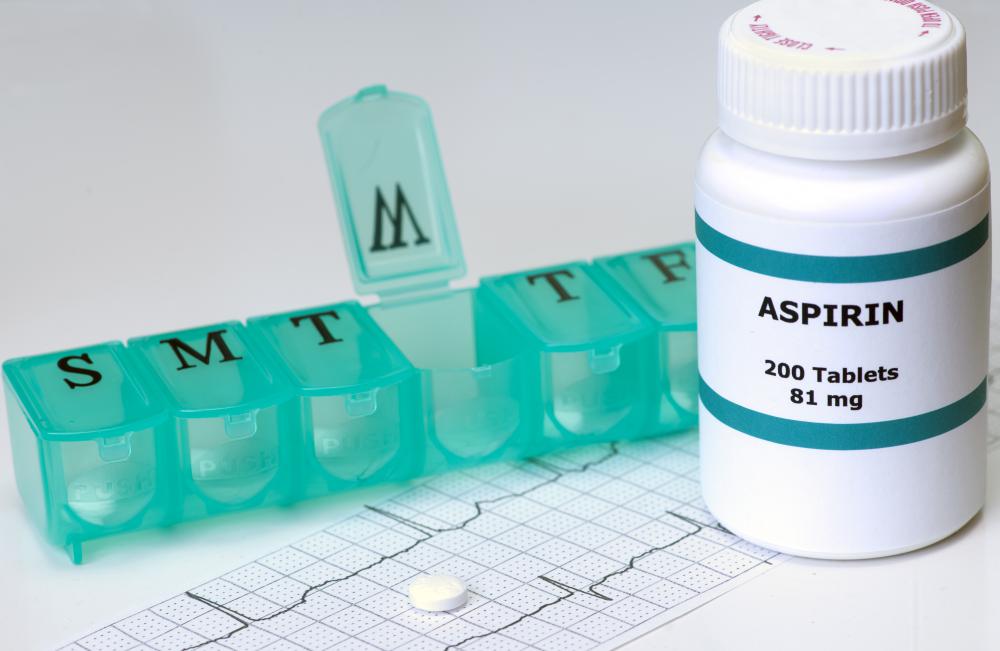 Low dose aspirin is prescribed as part of a daily aspirin regiment to prevent heart attack or stroke.