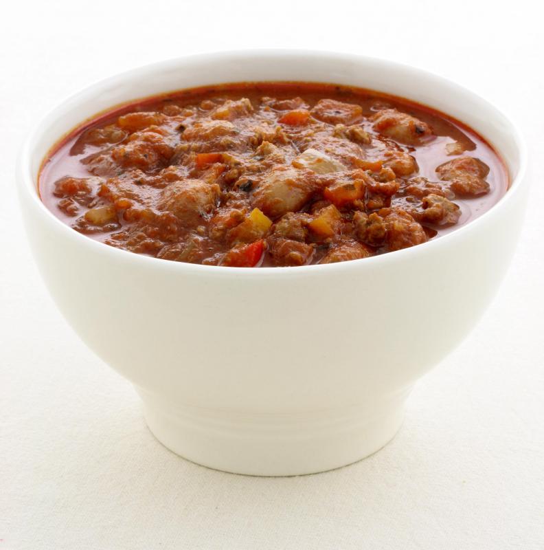 Spicy and tomato-based foods, like chili, may cause indigestion.