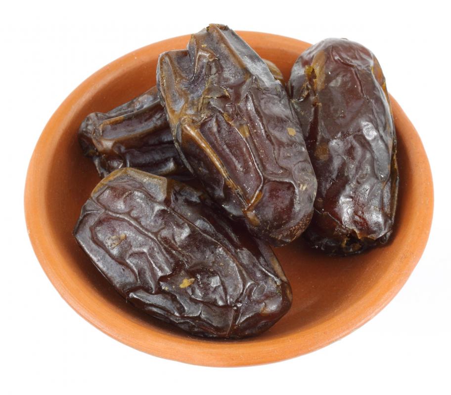 Dates, which are traditionally eaten to break the Ramadan fast.