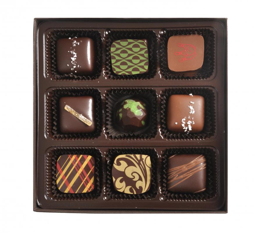 Chocolate is a popular hostess gift.