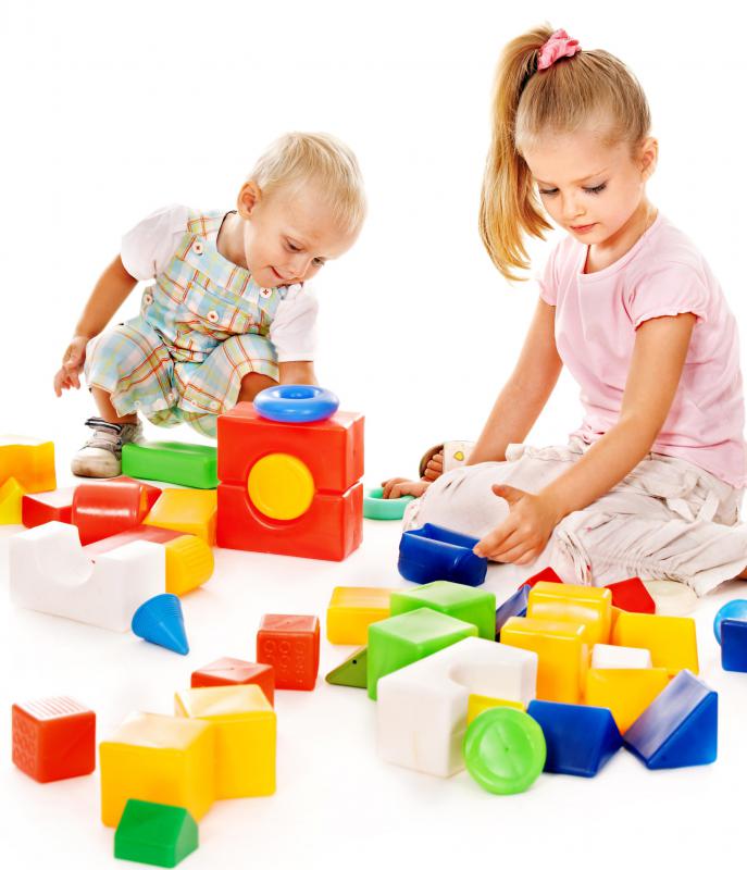 Building blocks help children develop their spatial abilities.
