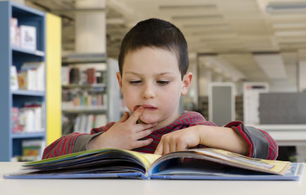 Literacy centers can help children who are struggling to develop reading skills.