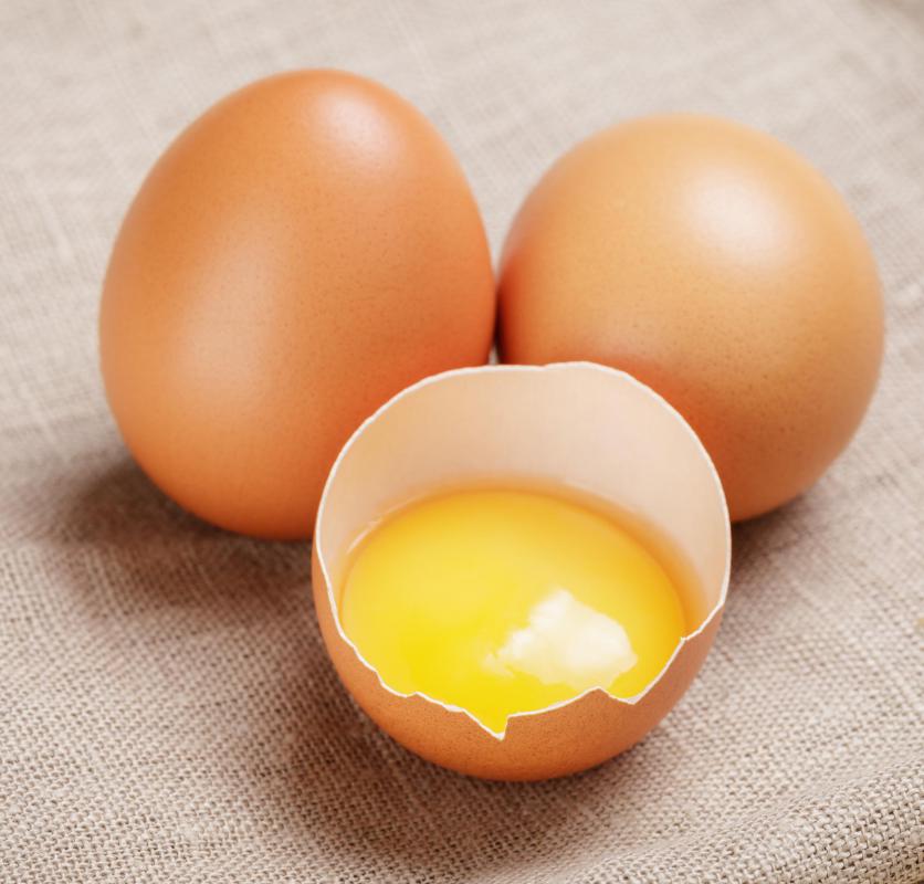 Eggs may be produce at a factory farm.
